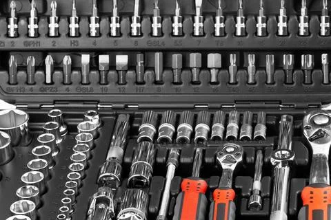 Set of tools Stock Photos