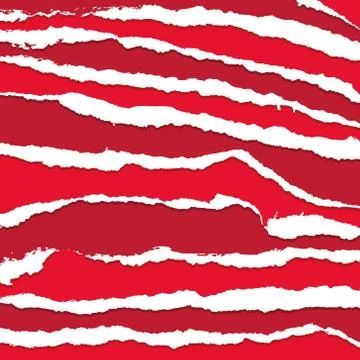 Set of torn papers Stock Illustration