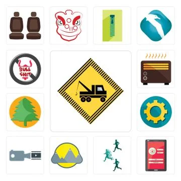 Set of towing, login screen, competitive advantage, montain, footage, transpa Illustrazione stock gratuita