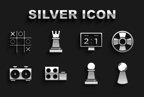 Set Toy building block bricks, Casino chip, Chip for board game, Chess, Time Ilustración de archivo
