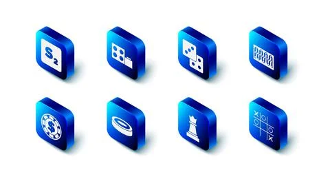 Set Toy building block bricks, Game dice, Board game, Tic tac toe, Chess Ilustración de archivo