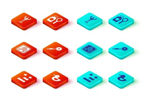 Set Toy building block bricks, Rubber duck, Tic tac toe game, Magic wand, Soap Ilustración de archivo