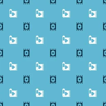 Set Traditional carpet and on seamless pattern. Vector Stock Illustration