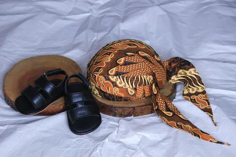 A set of traditional clothing from Central Java Indonesia Stock Photos