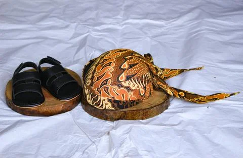 A set of traditional clothing from Central Java Indonesia Stock Photos