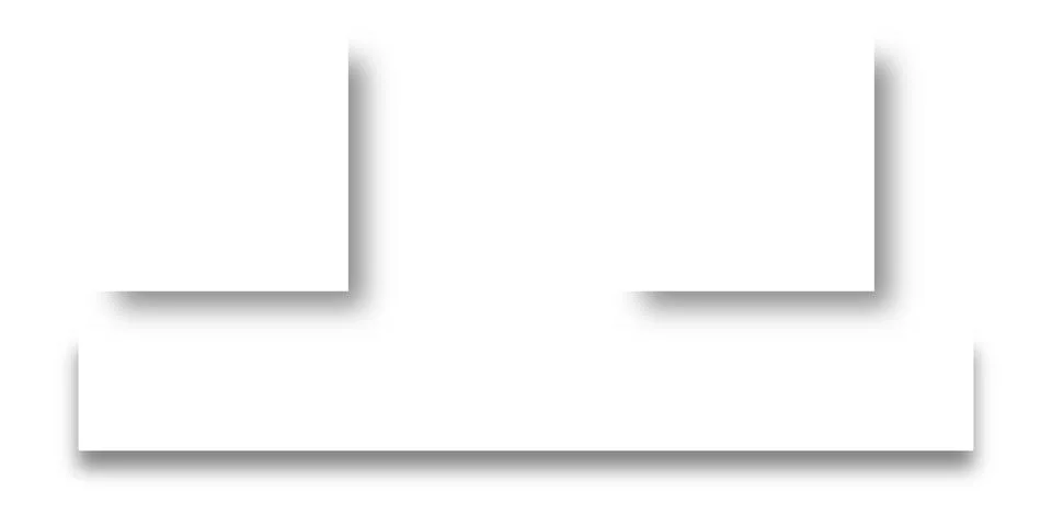 Set of transparent shadows isolated on background. Vector Illustrazione stock