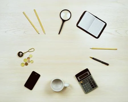 Set of travel items. Stock Photos