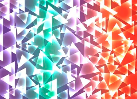 Set triangulars background Stock Illustration