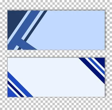 Set of two banners, templates, mockups with space for text and copy space. For Stock Illustration