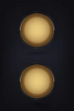 Set of two Button of the overall design exudes a sense of premium quality a.. Stock Illustration