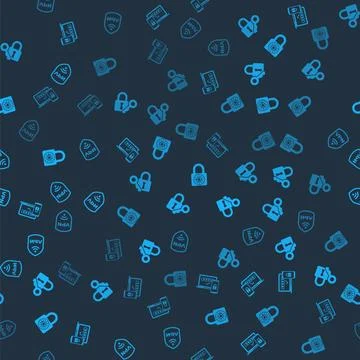 Set Two steps authentication, Lock and key, Safe combination lock wheel and S Stock Illustration