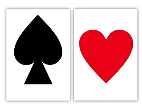 Set of two suits of playing cards Stock Illustration