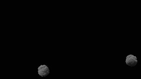 Set of two VFX volcano clouds. VFX Animation with alpha channel for indie movie  Stock Footage 131574724