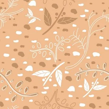 Set of two winter patterns Stock Illustration