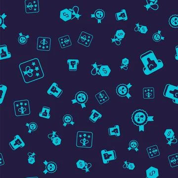 Set Type of bee, Bread with honey, Sale bees and Best on seamless pattern Stock Illustration