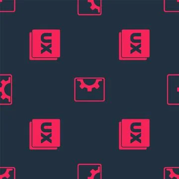 Set UI or UX design and Web development on seamless pattern. Vector イラスト素材