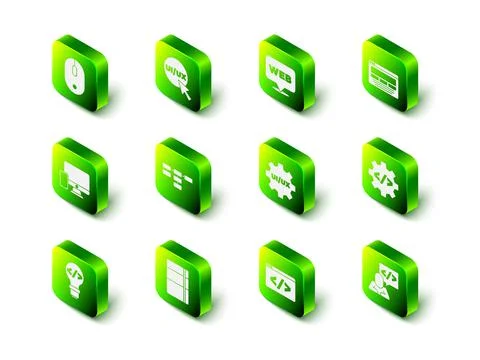 Set UI or UX design, Web and graphic, Front end development,  and Sketchbook  Illustrazione stock