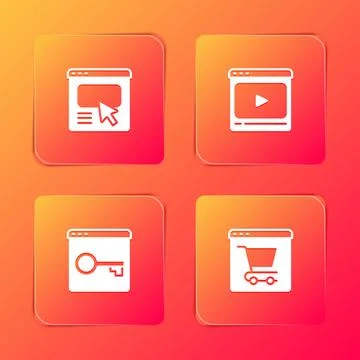 Set UI or UX design, Online play video, Secure your site with HTTPS, SSL an.. イラスト素材