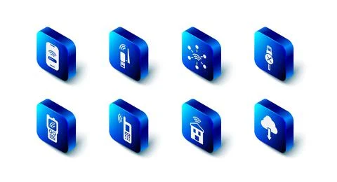 Set Usb wireless adapter, Network, No usb cable cord, Cloud download, Smart home イラスト素材