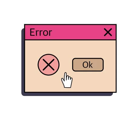 A set of user interface elements, UI and UX themes. In the vaporwave style of Stock Illustration