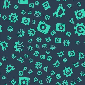 Set User manual, Wrench spanner and gear, Algorithm and Wrench spanner and gear Stock Illustration