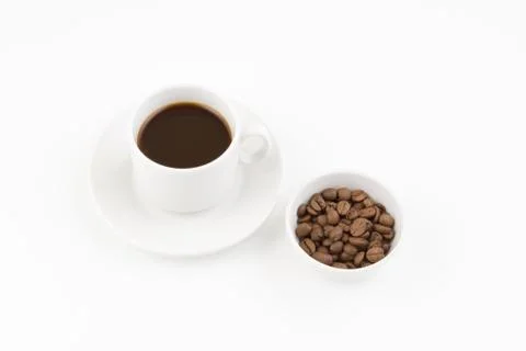 Set of utensils for preparing coffee Stock Photos
