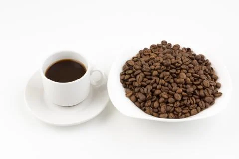 Set of utensils for preparing coffee Stock Photos