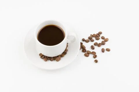 Set of utensils for preparing coffee Stock Photos