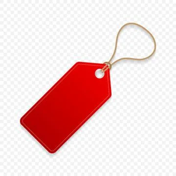 Set of various blank white paper tags, labels, stickers. Isolated vector elem Illustrazione stock