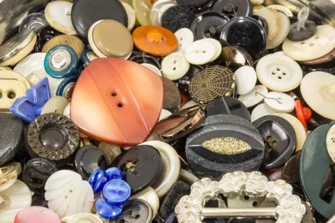 Set of various buttons Stock Photos