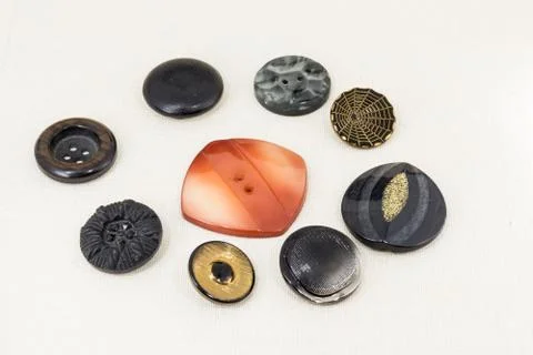 Set of various buttons Stock Photos
