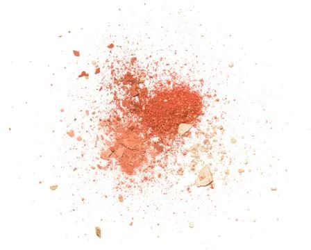 Set of various crushed blushes Stock Photos