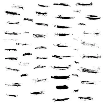 Set of various grunge design elements. イラスト素材