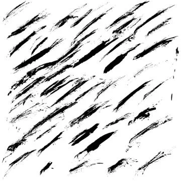 Set of various grunge design elements. Stock Illustration