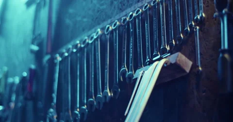 Set of various tools for repair Stock Footage 259396446