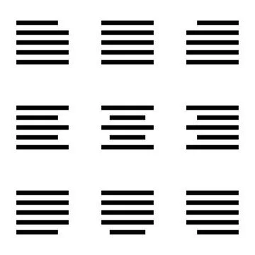 Set of vector align paragraph icon design, black icons color Stock Illustration