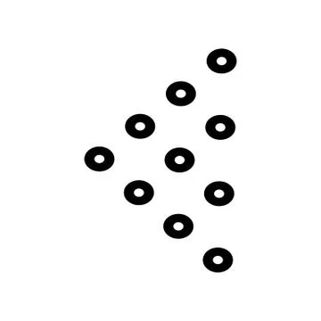 Set of vector arrows. Arrow icon. Arrow vector icon. Arrow. Arrows vector col Stock Illustration