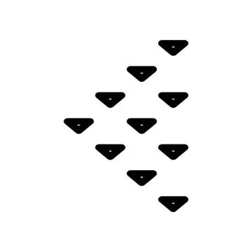 Set of vector arrows. Arrow icon. Arrow vector icon. Arrow. Arrows vector col Stock Illustration