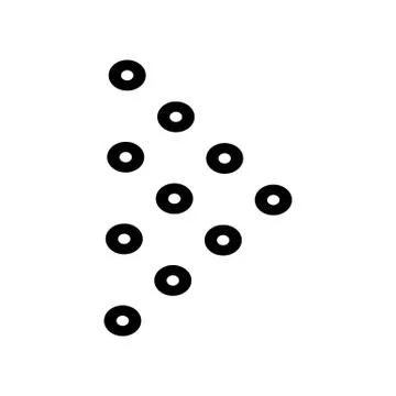 Set of vector arrows. Arrow icon. Arrow vector icon. Arrow. Arrows vector col Stock Illustration