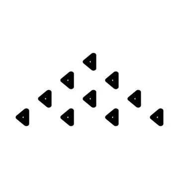 Set of vector arrows. Arrow icon. Arrow vector icon. Arrow. Arrows vector col Stock Illustration