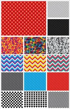 Set of vector backgrounds Illustrazione stock