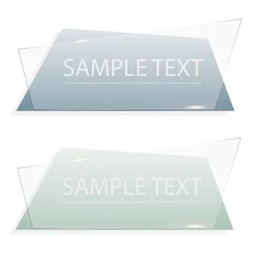 Set of vector banners in modern stylish design. Isolated on background. Stock Illustration