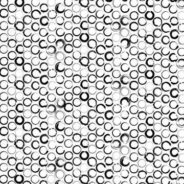 Set of vector black circles. Black spots on white background isolated. Spots for Stock Illustration