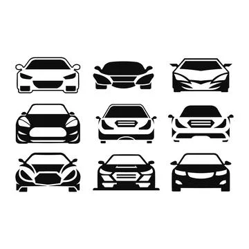 Set vector car logo Stock Illustration