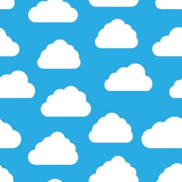 Set of vector Cloud Icons Stock Illustration