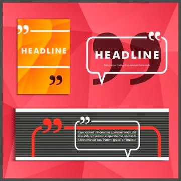 Set vector color lines with conversational bubble Stock Illustration