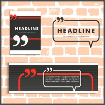 Set vector color lines with conversational bubble Stock Illustration