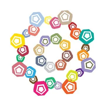 Set of vector colored balls or spheres. Stock Illustration