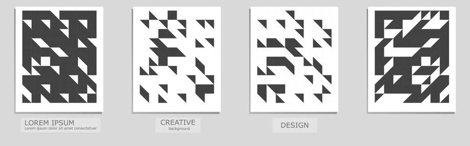 Set of vector covers design. Abstract floral template design with Minimal Stock Illustration
