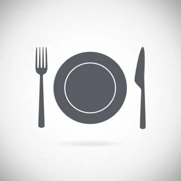 Set vector cutlery icons Stock Illustration